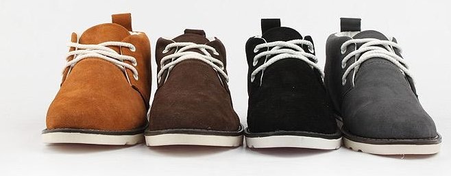 Men's Soft Nubuck Lace-Up Casual Boots / Winter Shoes