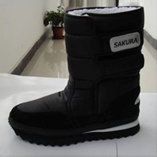 Men's Snow Boots Rabbit Hair Scrub Ankle Boots
