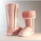 New 5815 Pink Sheep Wool Half Snow Boot