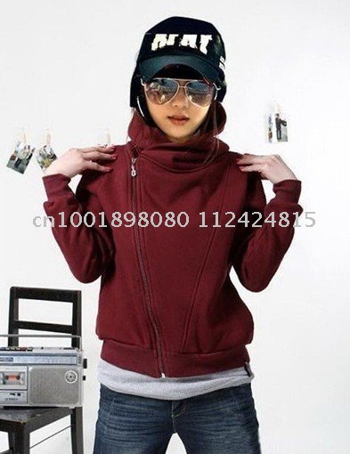Pocket Long Sleeve Breathable Zipper Winter Coat