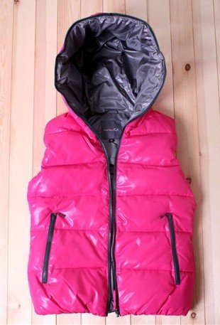 Women's Quick Dry Zipper Waterproof Short Down Vest Jacket