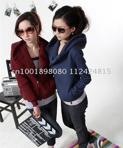 Cotton Zipper Cap Long Sleeve Inter Coat