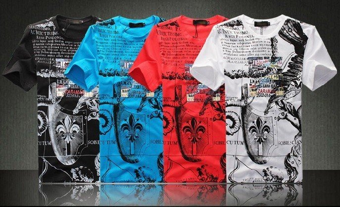 Slim Round Neck Cotton Breathable Short Sleeve Smart Casual T Shirt