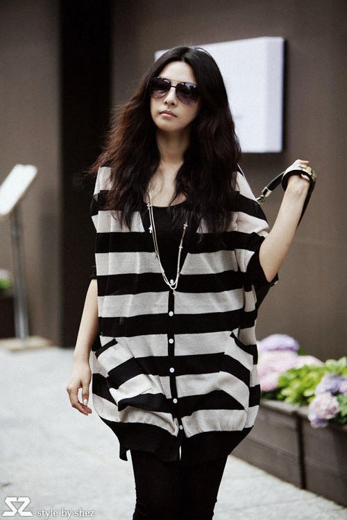 V-neck Long Sleeve Summer Knitwear Women's Sweater