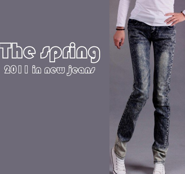 Women's Korean Black Brand Breathable Slim Tight Pencil Jeans
