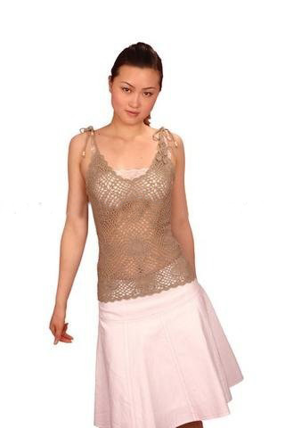 Fashion Sleeveless Women's Knitted Tank Tops