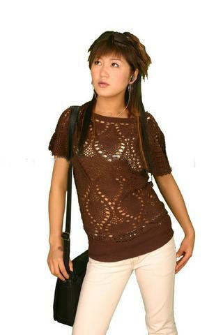 Fashion Ladies' Short Sleeve Knitted Tank Tops