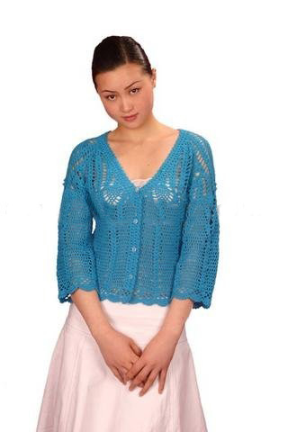 Lady Long Sleeve Cotton Knitwear