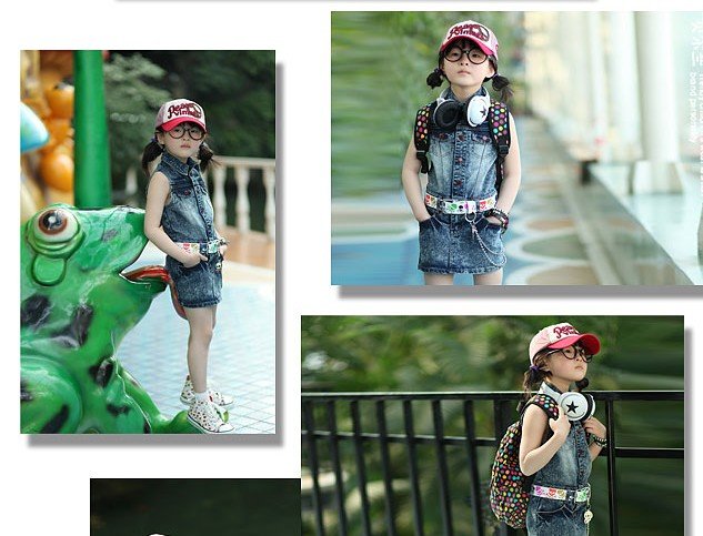 Blue Sleeveless Nylon & Polyester Baby Skirts