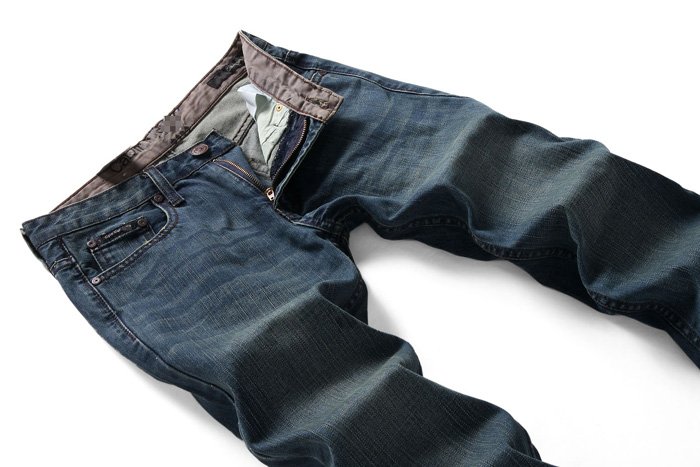 Men's Skinny Waist South Korea Classic Straight Leg Jeans