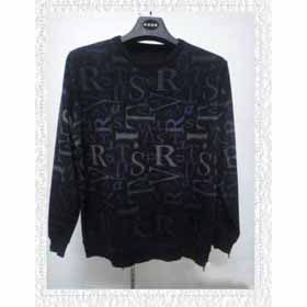 Men's O-Neck Knitted Long Sleeve Breathable Winter Anti-Shrink Sweaters