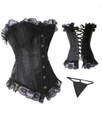 New Corsets Bustiers Women Sexy Lingerie Corset Bustier and G-String