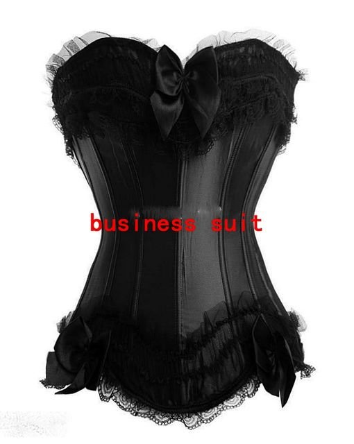 Sexy Corset Top Bustier / G-String / Garter Lingerie White Black Purple