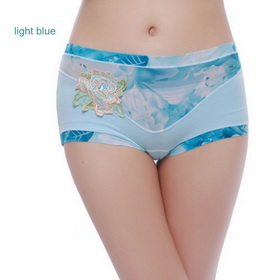 Women's Bamboo Fiber Eco-friendly Plain Dyed Underwear