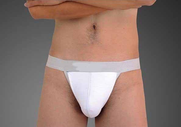 Men's White Bamboo Fiber Anti-Bacterial Breathable Briefs Boxer