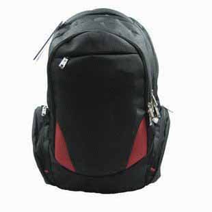 Men's Black Waterproof Nylon Laptop Backpack