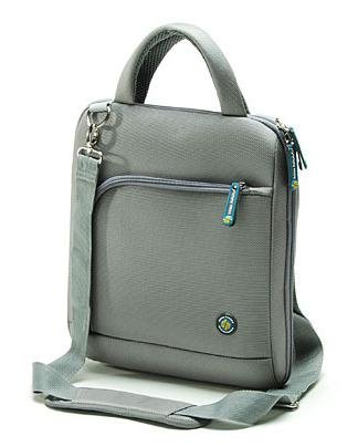 Silver Gray One Shoulder With Zippers Laptop Bags