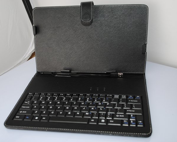 10.2 Inch Black Synthetic Leather Laptop Case