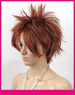 Synthetic Full Lace Fashionable Short False Hair