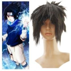 Short Black Non-Remy Naruto Design Cosplay Wig