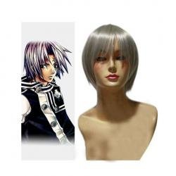 Silver Grey Short Wave Full Bang Remy Hair Cosplay Wig