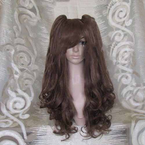 Lolita Cosplay Wig Long Wavy Curly Ponytail