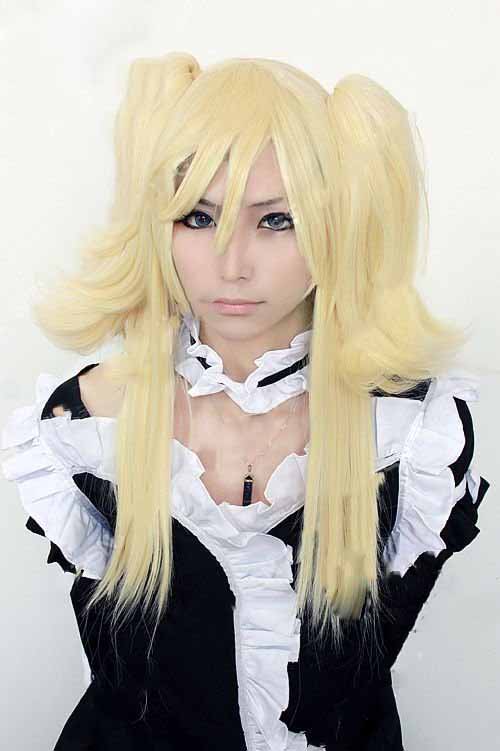 Synthetic Hair Girl's Cosplay Wig