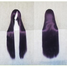 Cosplay Wig Long Purple Color Straight Cosplay Wig