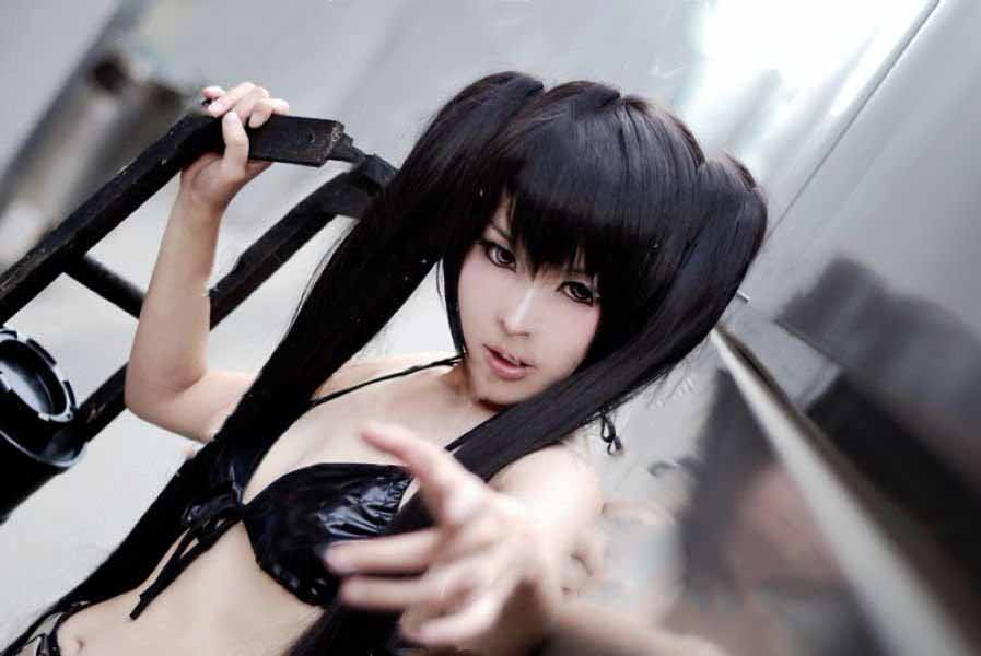 Vocaloid Black Rock Shooter MIKU Cosplay Wig