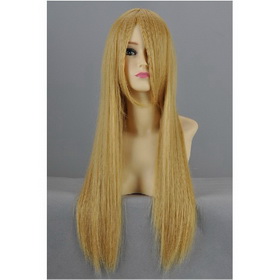 Long Soft Yellow Straight Cosplay Wig
