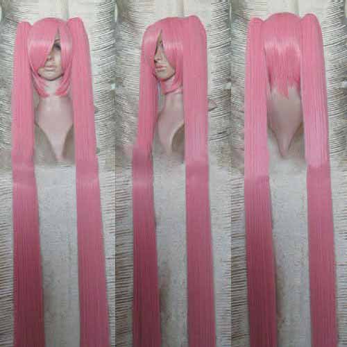 Dark Pink Ponytail Synthetic Cosplay Wigs