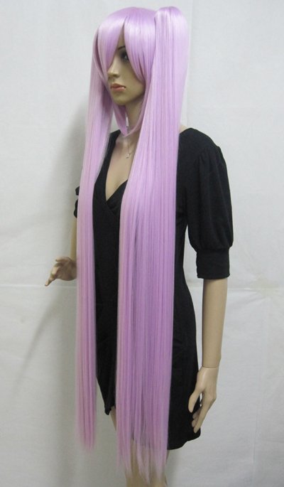 Anime Cos Miku 2 Clip on Ponytail Synthetic Costume Wig