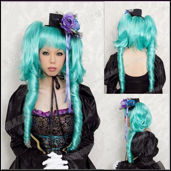 Blue Vocaloid Cosplay Heat-resistant Anime COS Wigs