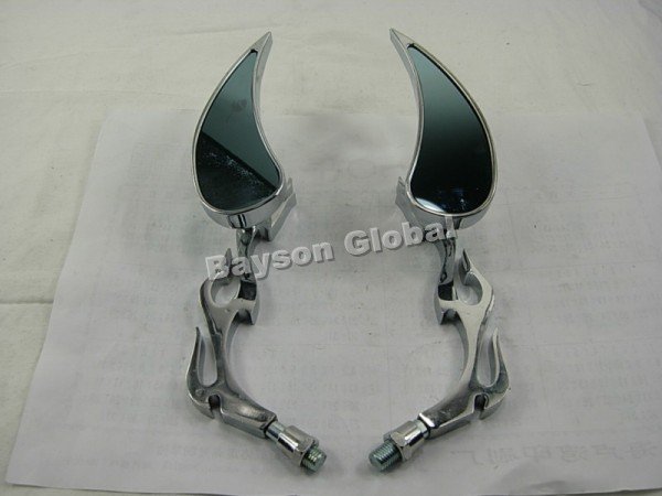 Tear Drop Mirror Set Left and Right Both Scooter Parts @70047