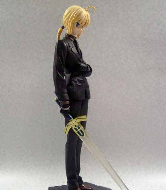 Gold Hair With A Suit Sword In The Hand Action Figure