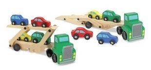 Colourful Wooden Truck Building Educational Toys Blocks