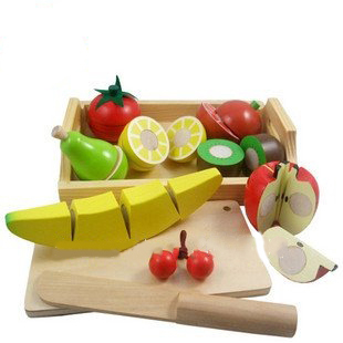 Wooden Red & Yellow & Green With Different Shapes Blocks