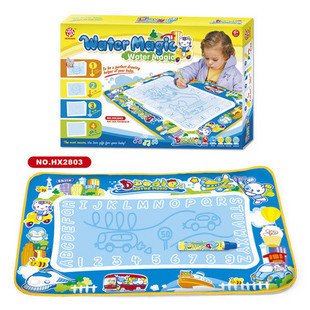 Rectangular Shape Plastic With Cartoon Images On Drawing Toys