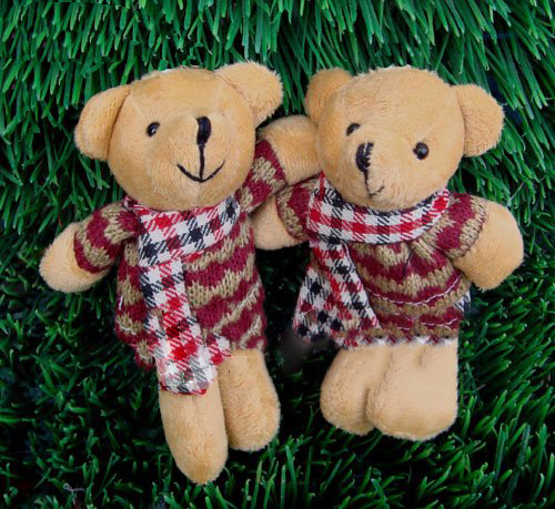 Bear Shape Pure Cotton Brown Puppets