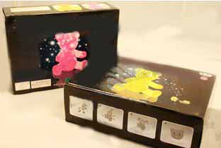 3D Stereo Crystal Puzzle DIY Bear Blocks Household Decoration Jigsaw Educational Fancy Toys