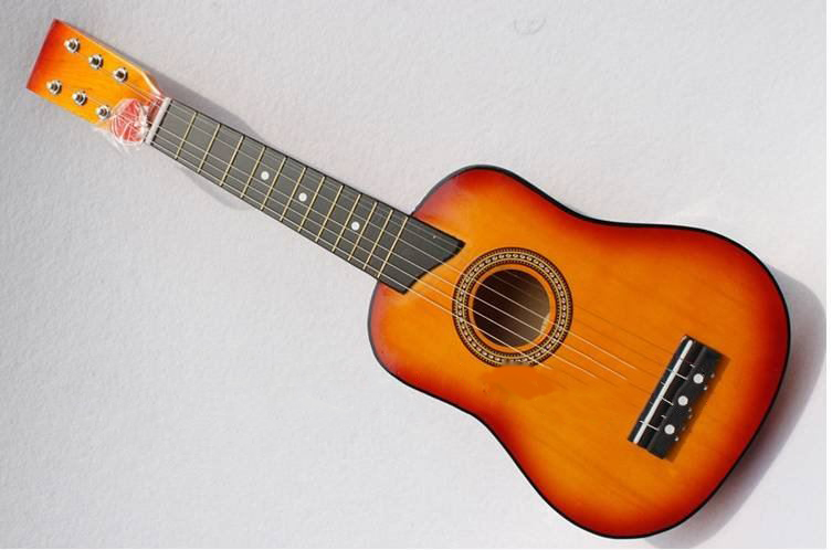 Donna Small Guitar Musical Instrument Toy Mini Guitar