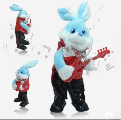 Singing and Dancing Rabbit Toy Musical Instrument New Strange Puzzle Rabbit Plush Toys