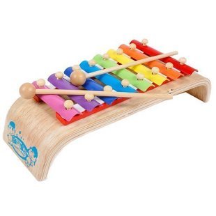 Wooden Bend Shape Eight Notes Hand Knocks