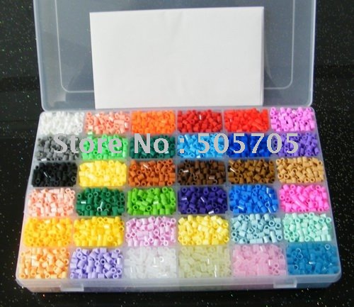 Plastic 36 Colors with Perler & Iron Hand-eye Co-ordination Educational Beads