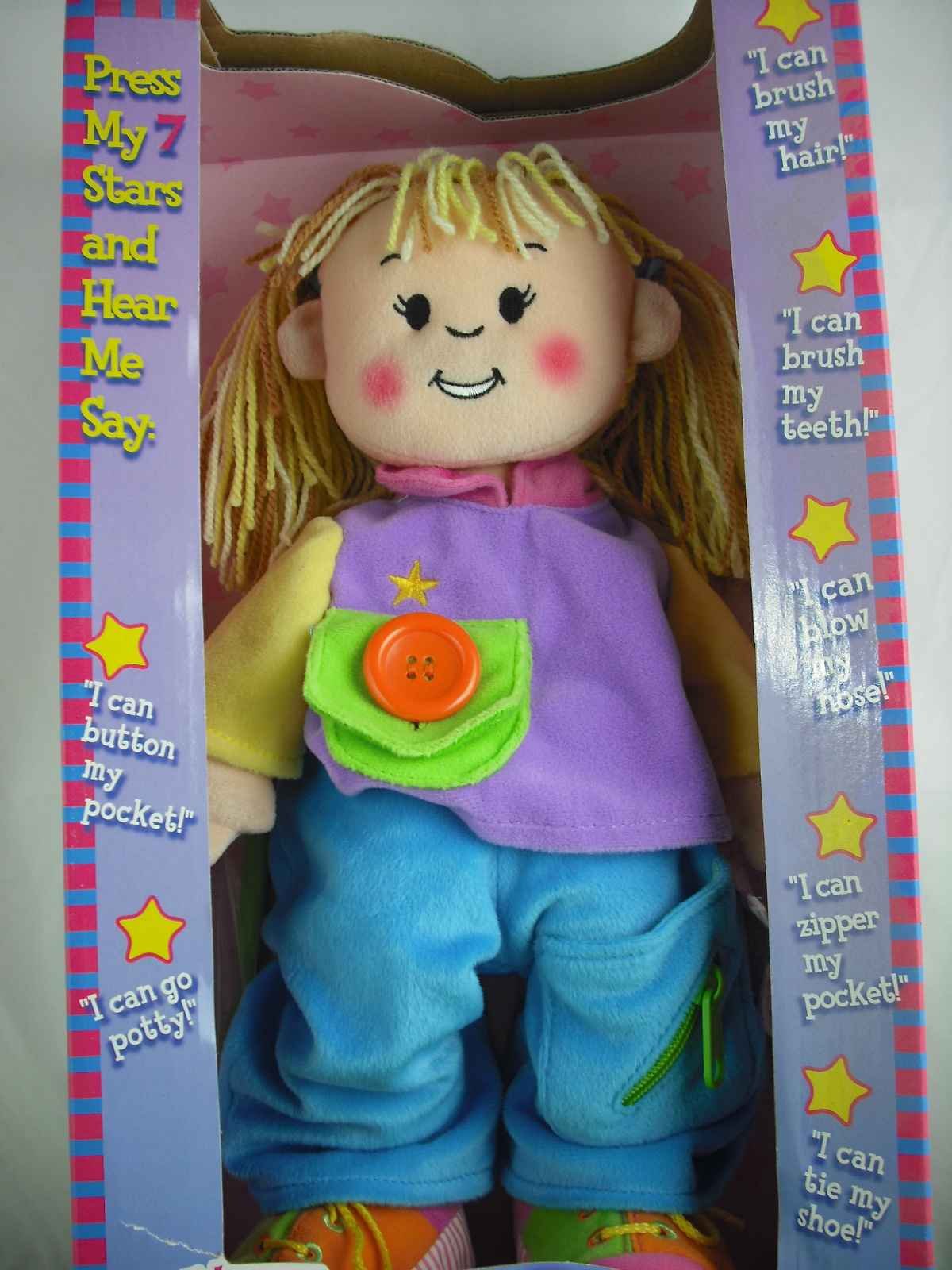 Eco-friendly Teaching Girls Languages Digital Lovely Removable Clothes Educational Doll