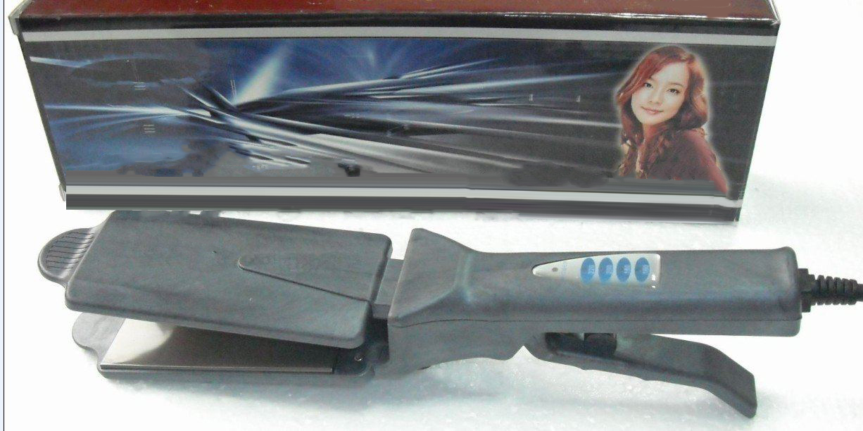 Large Item Electric Ultra Fast Heat Up Hair Straightener With Superhard Titanium Panel