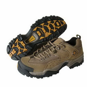 Rubber Sole Cowskin Lace-up Men's Climbing Shoes