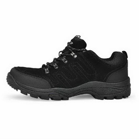 Net Surface Lace-up Men's  Mesh Athletic Black Ventilative Shoes