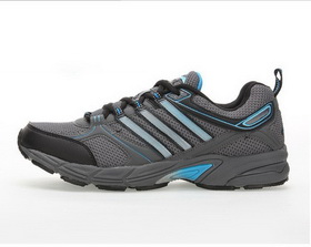 Men's Lace-up Patent Leather Comfortable Mesh Running Shoes