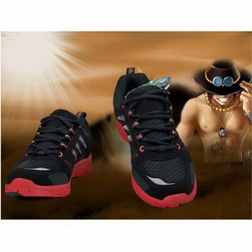 Men's Black Air Cushion Lace-up Soft Mesh Running Shoes